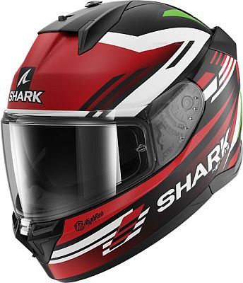 Shark D-Skwal 3 Firstlap, Integralhelm - Matt Schwarz/Rot/Grün - L Shark D-Skwal 3 Firstlap, Integralhelm - Matt Schwarz/Rot/Grün - L von Shark