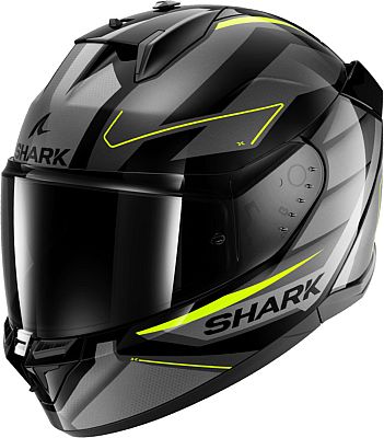 Shark D-Skwal 3 Sizler, Integralhelm - Grau/Schwarz/Neon-Gelb - M Shark D-Skwal 3 Sizler, Integralhelm - Grau/Schwarz/Neon-Gelb - M von Shark