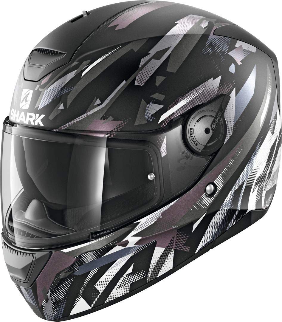 SHARK Herren NC Motorrad Helm, Schwarz/Grau, XS SHARK Herren NC Motorrad Helm, Schwarz/Grau, XS von SHARK