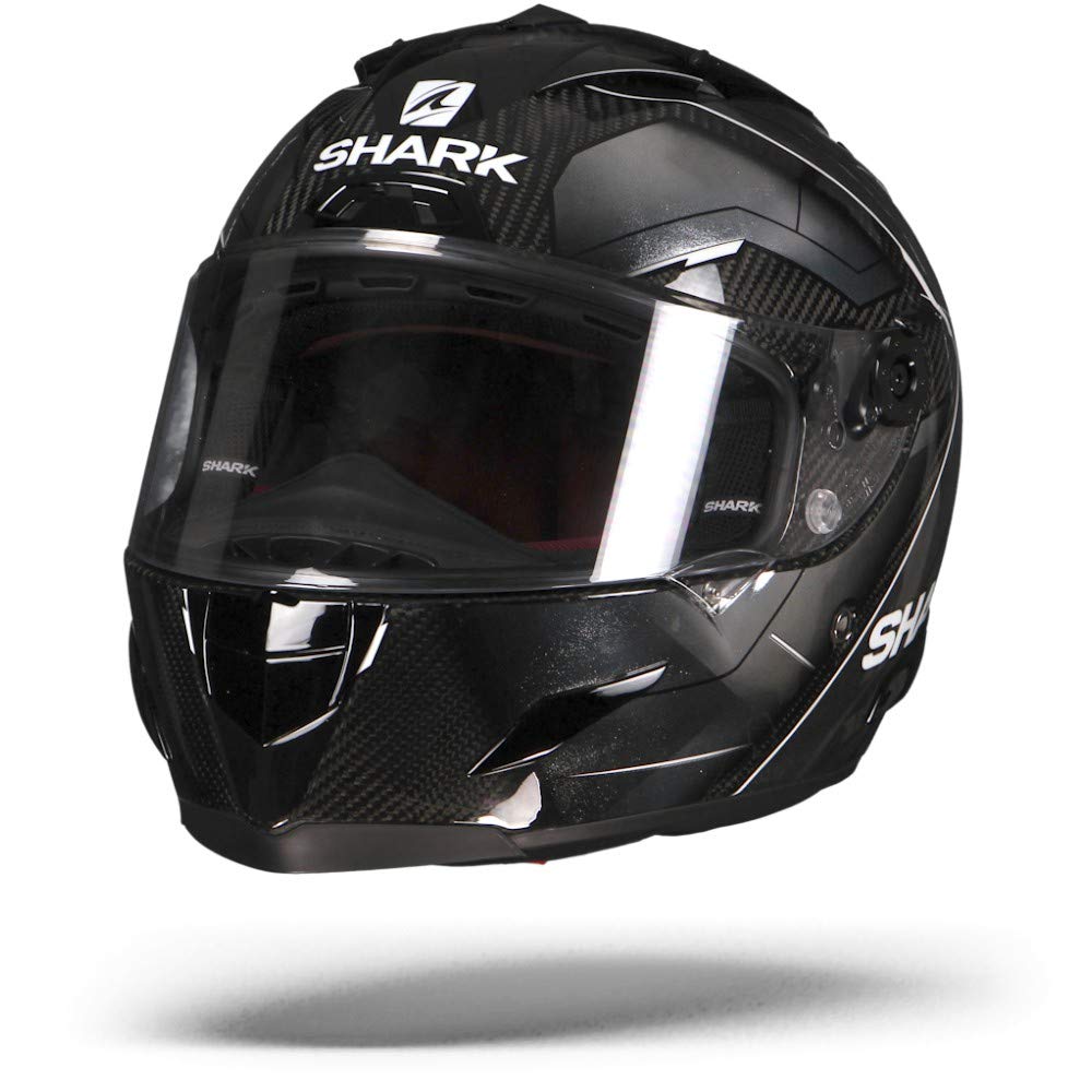 Shark Motorradhelm Hark Race-R PRO Carbon Deager, Schwarz/Weiß, Größe XS von SHARK