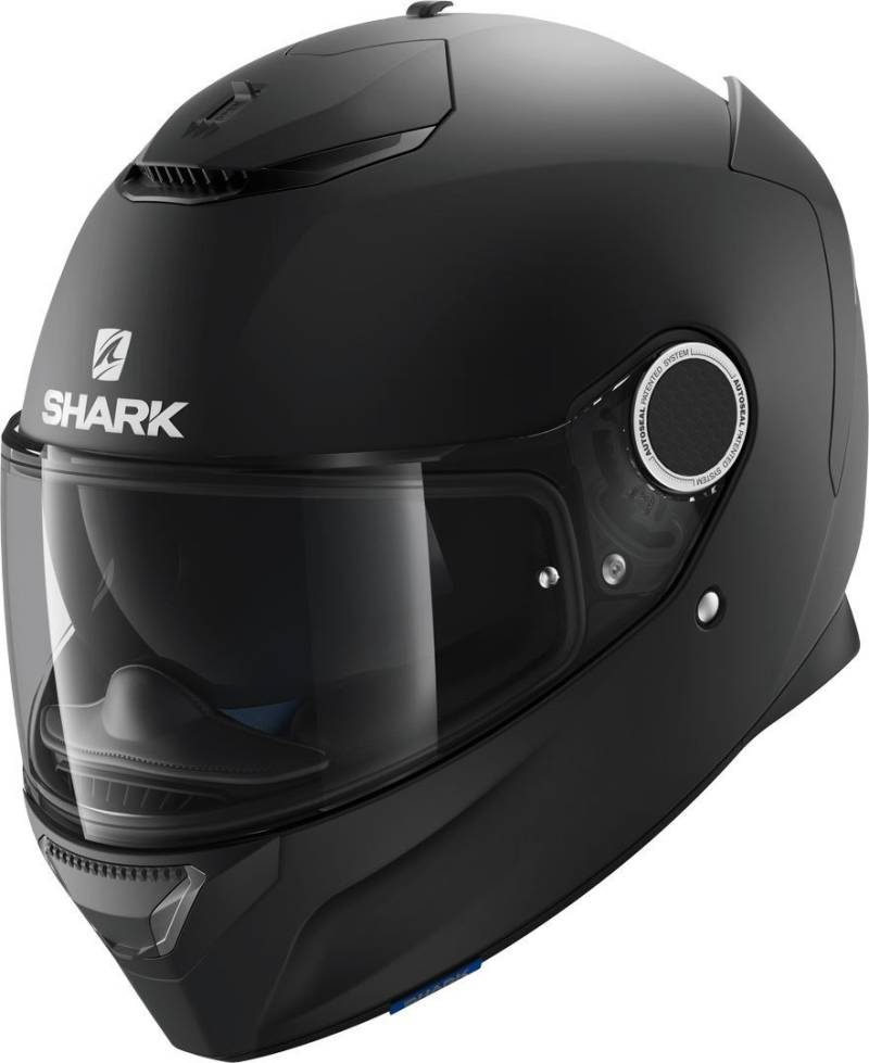 SHARK Motorradhelm Hark Spartan Blank Mat, Schwarz, Größe M von SHARK