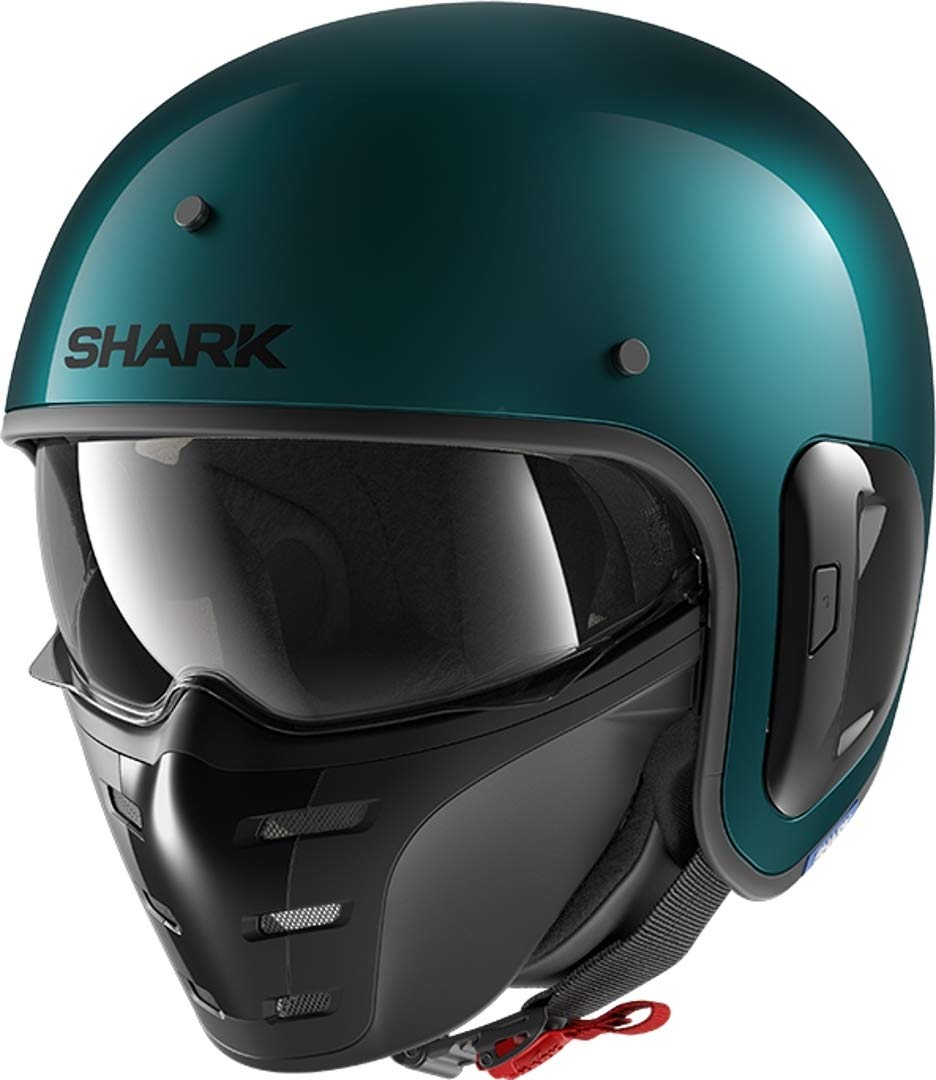 SHARK Motorradhelm S-DRAK 2 BLANK GGM, Blau, M von SHARK