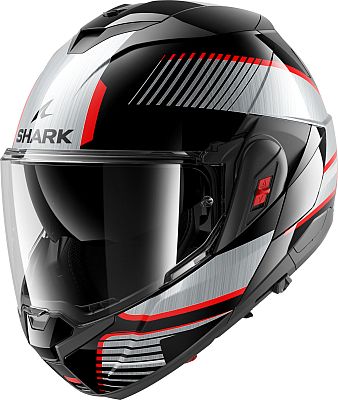 Shark OXO Sikter, Klapphelm - Schwarz/Silber/Rot - S Shark OXO Sikter, Klapphelm - Schwarz/Silber/Rot - S von Shark