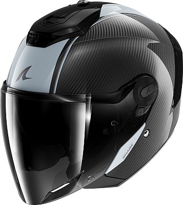 Shark RS Jet Carbon Skin, Jethelm - Schwarz/Grau - S Shark RS Jet Carbon Skin, Jethelm - Schwarz/Grau - S von Shark