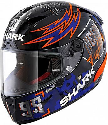 Shark Race-R Pro Replica Lorenzo Catalunya GP 2019, Integralhelm - Schwarz/Orange/Blau - M von Shark