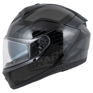 Shark Ridill 2 Bersek Integralhelm Schwarz Grau von Shark