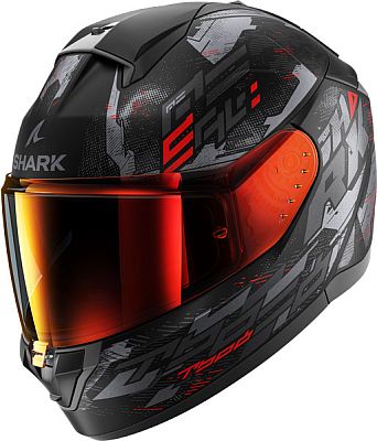 Shark Ridill 2 Molokai, Integralhelm - Matt Schwarz/Grau/Rot - XL Shark Ridill 2 Molokai, Integralhelm - Matt Schwarz/Grau/Rot - XL von Shark