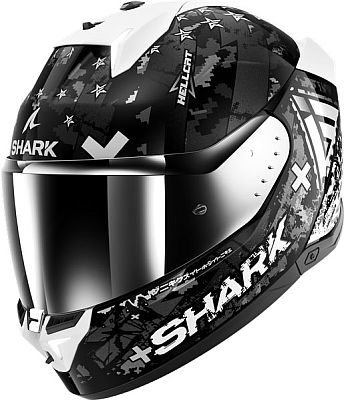 Shark Skwal i3 Hellcat, Integralhelm - Schwarz/Silber - XL von Shark