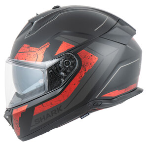 Shark Skwal i3 Rhad Integralhelm Matt Rot Schwarz Anthrazit von Shark