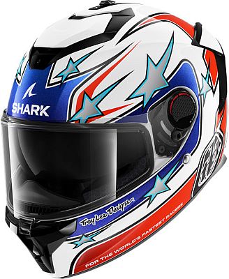 Shark Spartan GT Pro Carbon Flagstaff, Integralhelm - Weiß/Rot/Blau - L Shark Spartan GT Pro Carbon Flagstaff, Integralhelm - Weiß/Rot/Blau - L von Shark