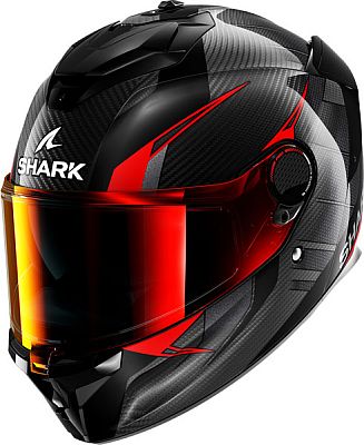 Shark Spartan GT Pro Carbon Kultram, Integralhelm - Schwarz/Rot - XS von Shark