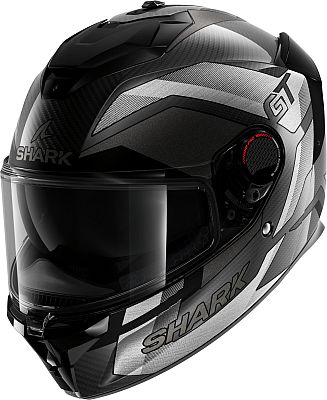 Shark Spartan GT Pro Carbon Ritmo, Integralhelm - Matt Schwarz/Silber - L Shark Spartan GT Pro Carbon Ritmo, Integralhelm - Matt Schwarz/Silber - L von Shark