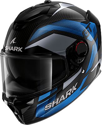Shark Spartan GT Pro Carbon Ritmo, Integralhelm - Schwarz/Blau/Silber - XS von Shark