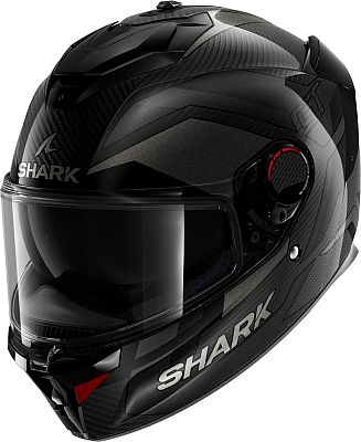 Shark Spartan GT Pro Carbon Ritmo, Integralhelm - Schwarz/Dunkelgrau - M von Shark