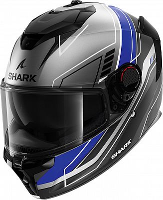 Shark Spartan GT Pro Toryan, Integralhelm - Matt Grau/Blau/Schwarz - S von Shark