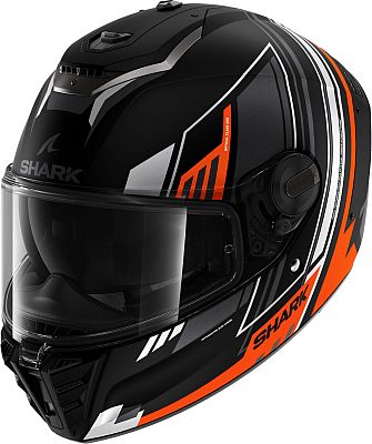 Shark Spartan RS Byrhon, Integralhelm - Matt Schwarz/Orange/Silber - M von Shark