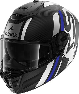 Shark Spartan RS Carbon Shawn, Integralhelm - Matt Schwarz/Blau/Silber - XXL von Shark