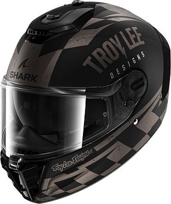 Shark Spartan RS Raceshop Troy Lee, Integralhelm - Matt Schwarz/Grau - XL Shark Spartan RS Raceshop Troy Lee, Integralhelm - Matt Schwarz/Grau - XL von Shark