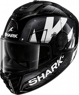 Shark Spartan RS Stingrey, Integralhelm - Schwarz/Dunkelgrau/Weiß - M von Shark