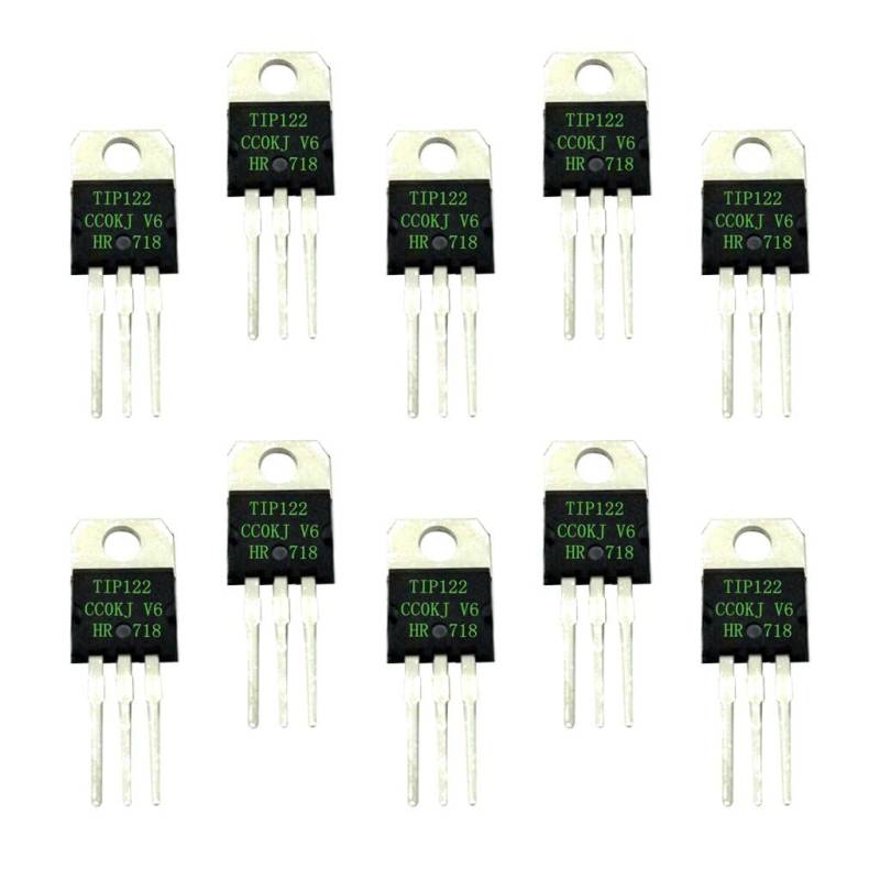 10pcs Tip122 Transistor Sortiment Leistungstransistor Halbleitervorrichtung von Sharplace