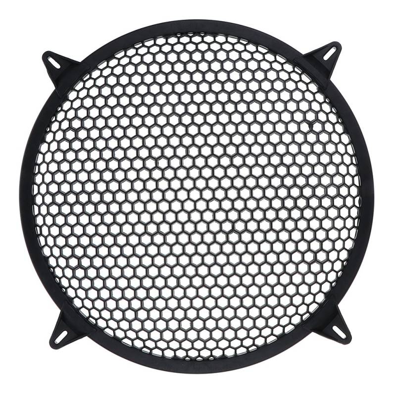 Sharplace Auto-Lautsprecher-Subwoofer-Abdeckung -Auto-Lautsprecherabdeckung für Autos, Schwarz, 12 Zoll von Sharplace