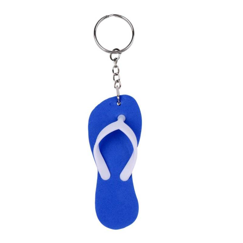 Sharplace Schwimmende Schlüsselanhänger mit Schlüsselring, Schwimmen Angeln Sport Schlüsselbund (Flip Flops Design), Blau von Sharplace