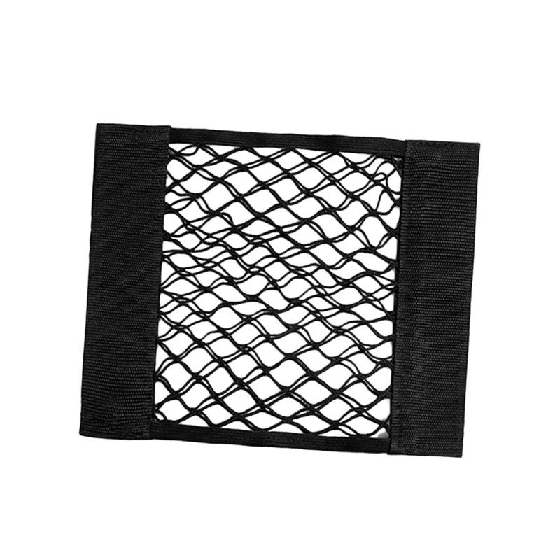 Sharplace Universelles Frachtnetz, elastischer Netz-Organizer für den Kofferraum, Wandaufkleber, Tasche, Autozubehör-Innenraum-Organizer mit Klebeband, 25 cm x 30 cm von Sharplace