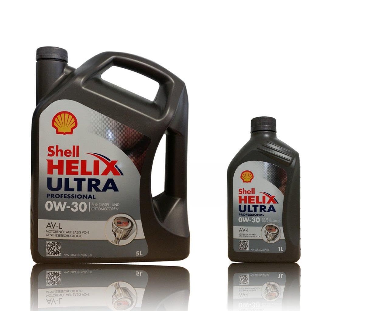 1x5 +1x1 Shell 0W-30 Helix Ultra Professional AV-L - 5 Liter 0W30 Motoröl 1x5 +1x1 Shell 0W-30 Helix Ultra Professional AV-L - 5 Liter 0W30 Motoröl von Shell