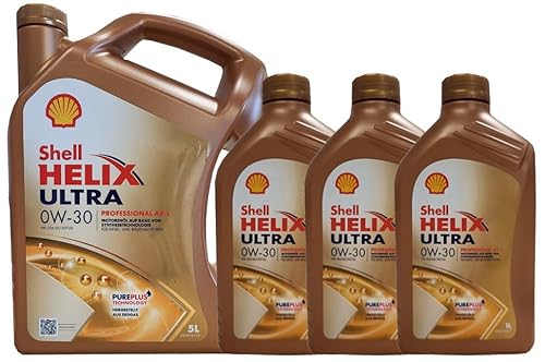 1x5 +3x1 Shell 0W-30 Helix Ultra Professional AV-L - 5 Liter 0W30 Motoröl von Shell