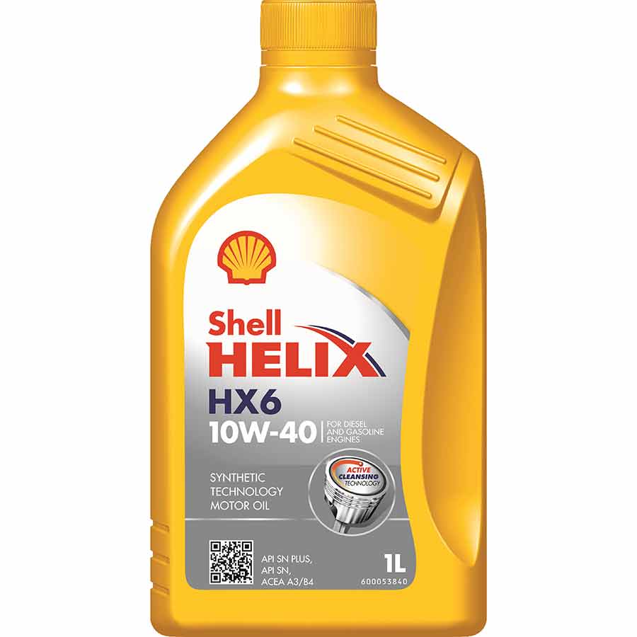 Helix HX6 10W-40 Motoröl von Shell, 1l von Shell