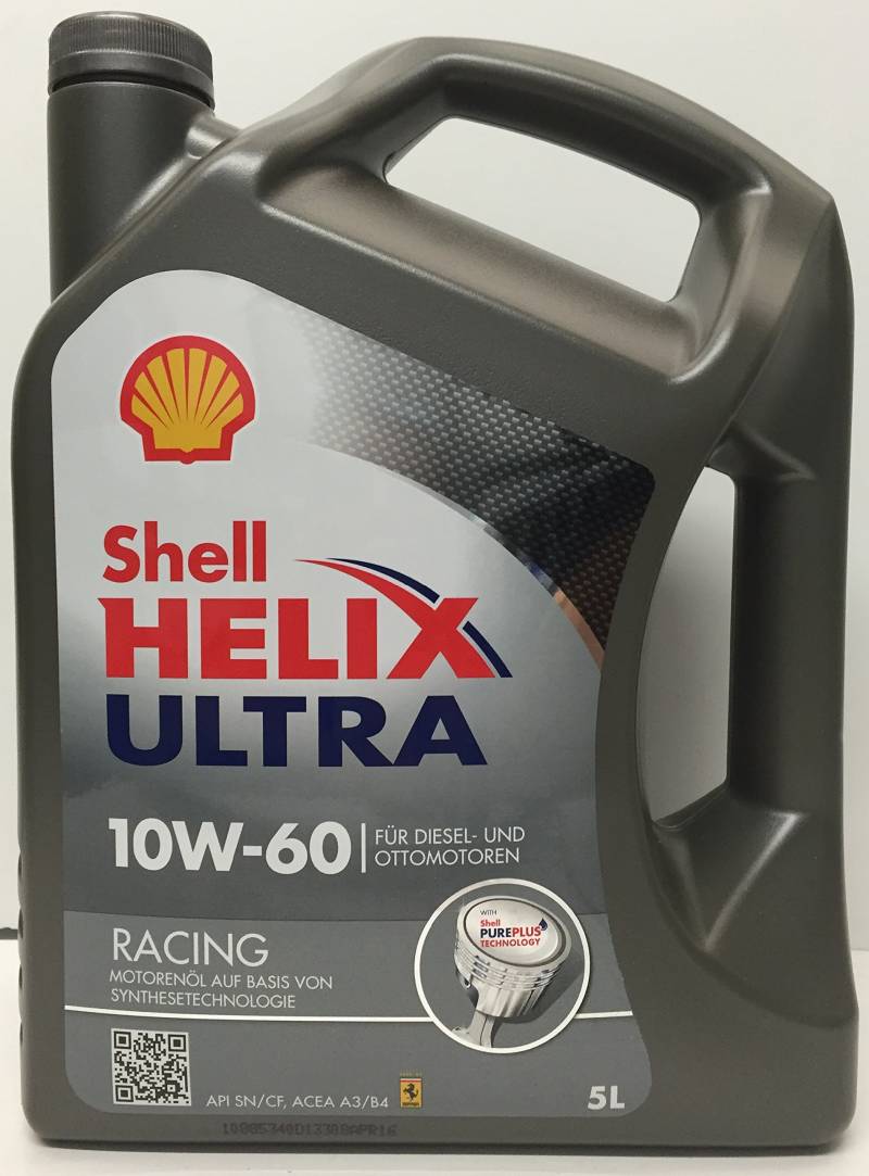 Shell Helix Ultra Racing Motoröle 10W-60, 5 L von Shell