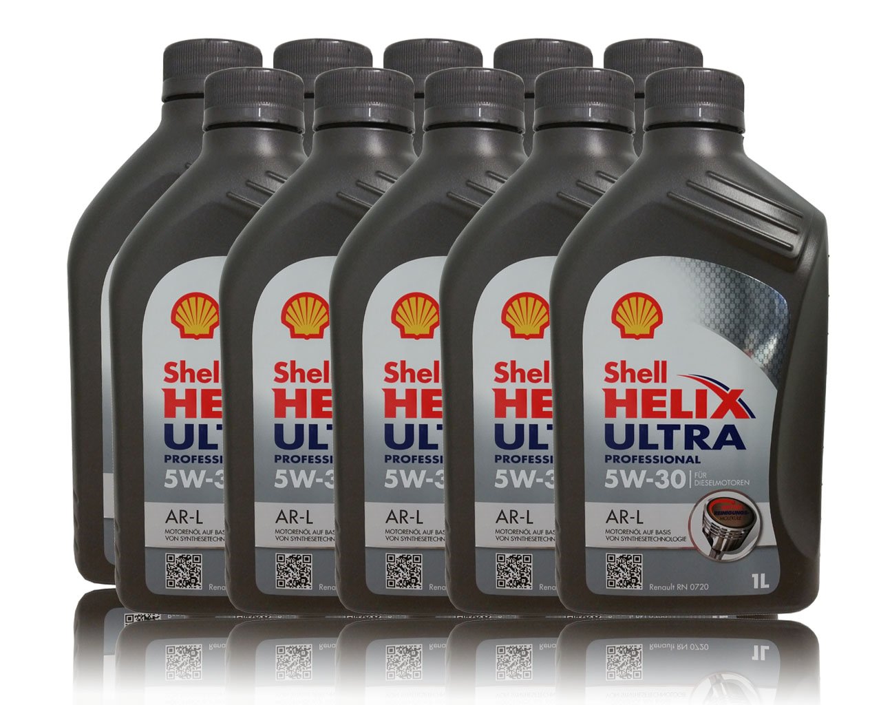 10 Liter SHELL Motoröl Öl HELIX ULTRA Professional AR-L 5W30 Renault RN0720 von Shell