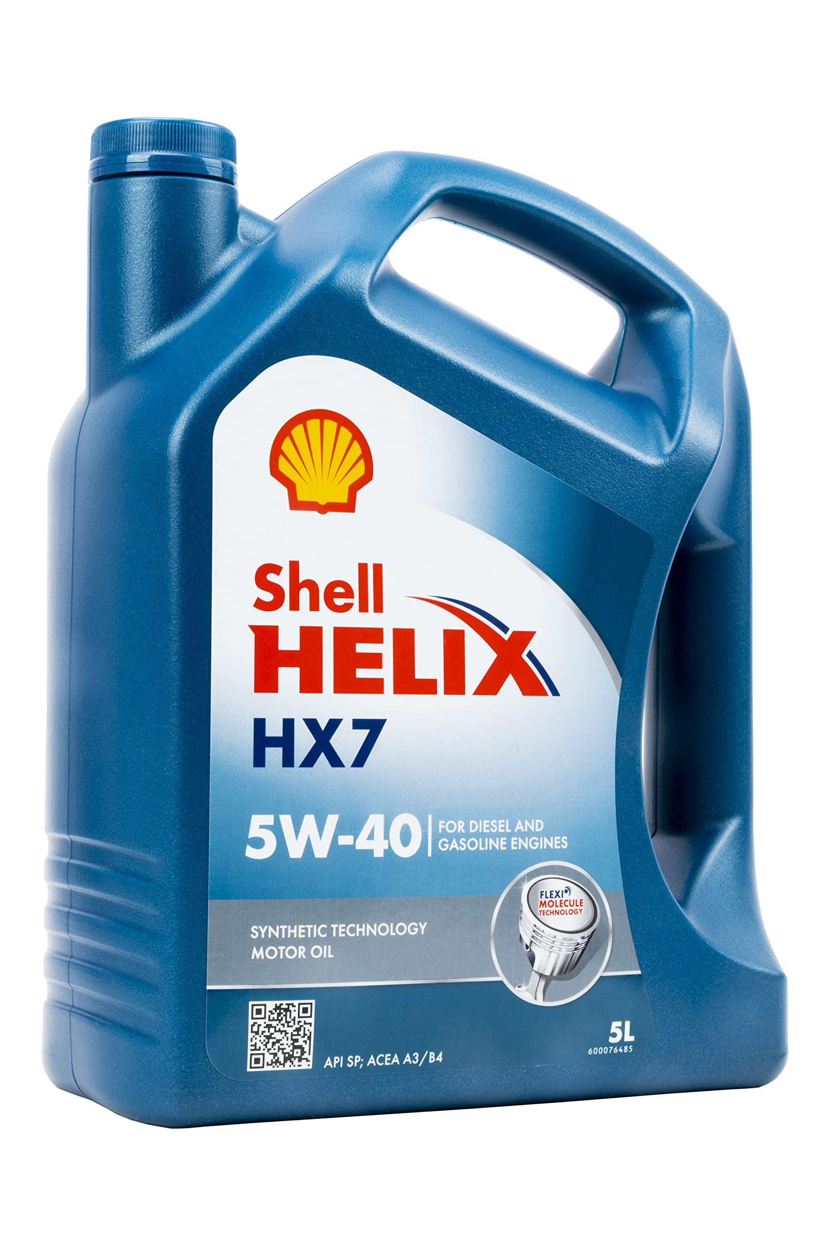Shell Helix HX7 5W-40 5 Liter Motoröl, bunt Shell Helix HX7 5W-40 5 Liter Motoröl, bunt von Shell