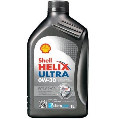 Shell 550042391 Helix Ultra ECT 0W-30 PKW Motoröl 1L von Shell