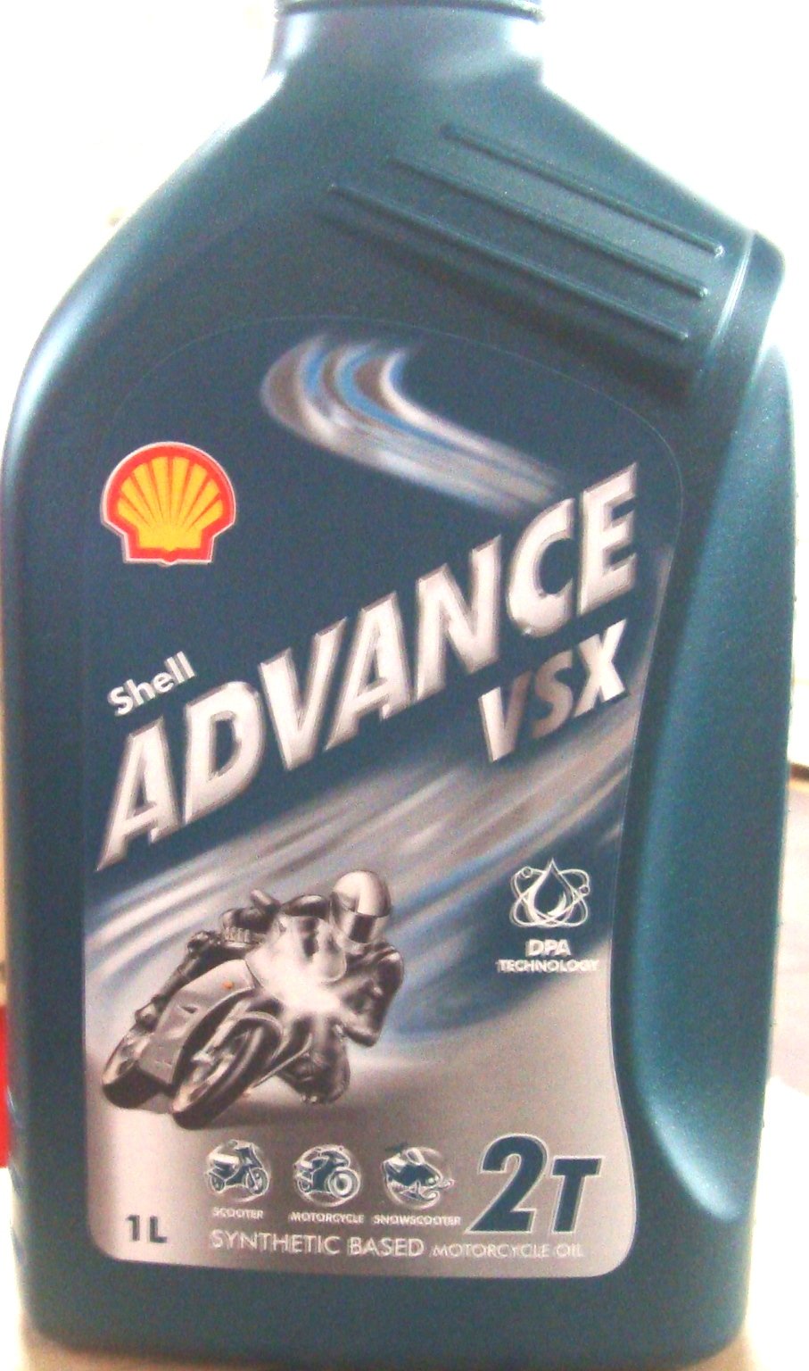 SHELL Advance VSX 2 T 1 Liter semisintetico Schmieröl für Moto (Euro/7,70 LT) von Shell