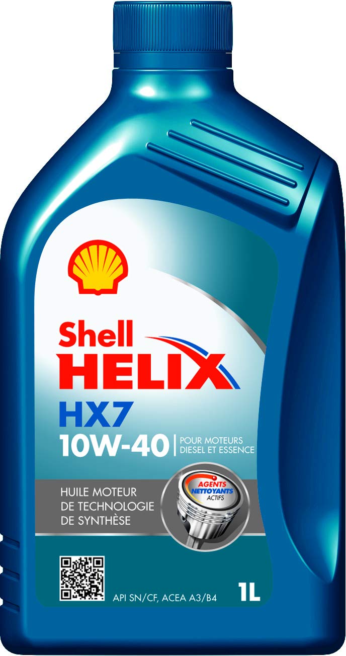 Shell Helix HX7 10W-40 A3/B4 Motorenöl, 1L von Shell