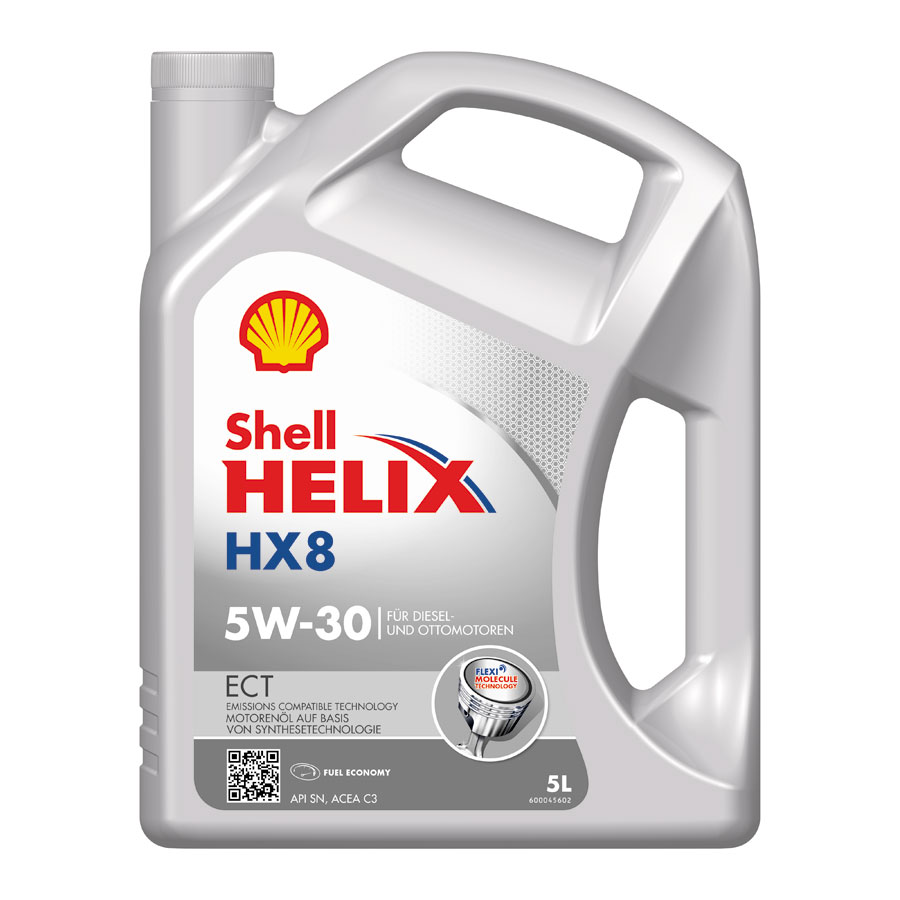 Shell Helix HX8 ECT 5W-30 Motoröl, 5 Liter Shell Helix HX8 ECT 5W-30 Motoröl, 5 Liter von Shell