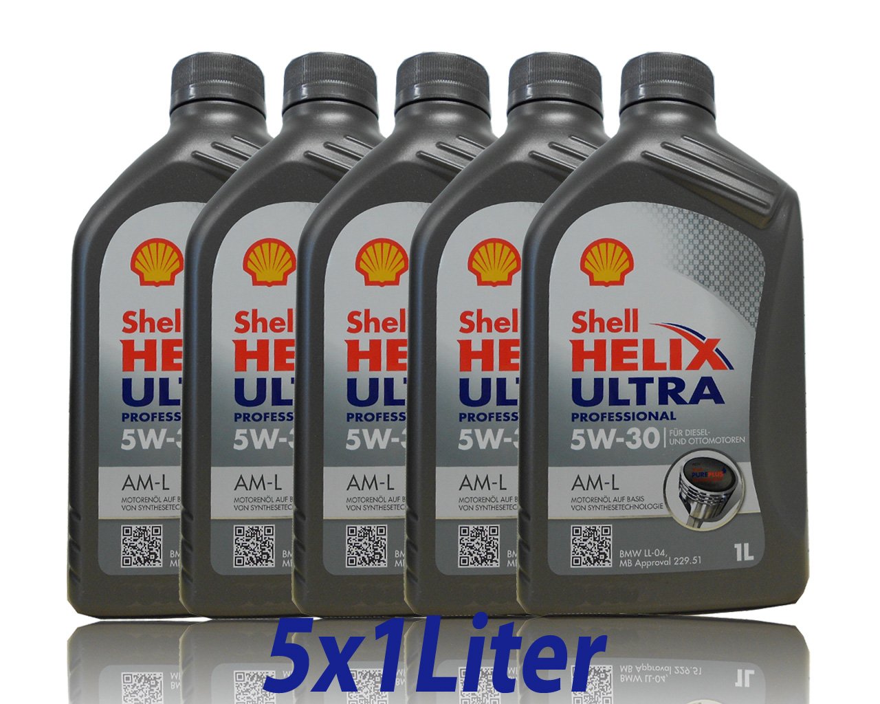 5L 5 Liter SHELL Motoröl Öl HELIX ULTRA Professional AM-L 5W30 für BMW LL-04 von Shell
