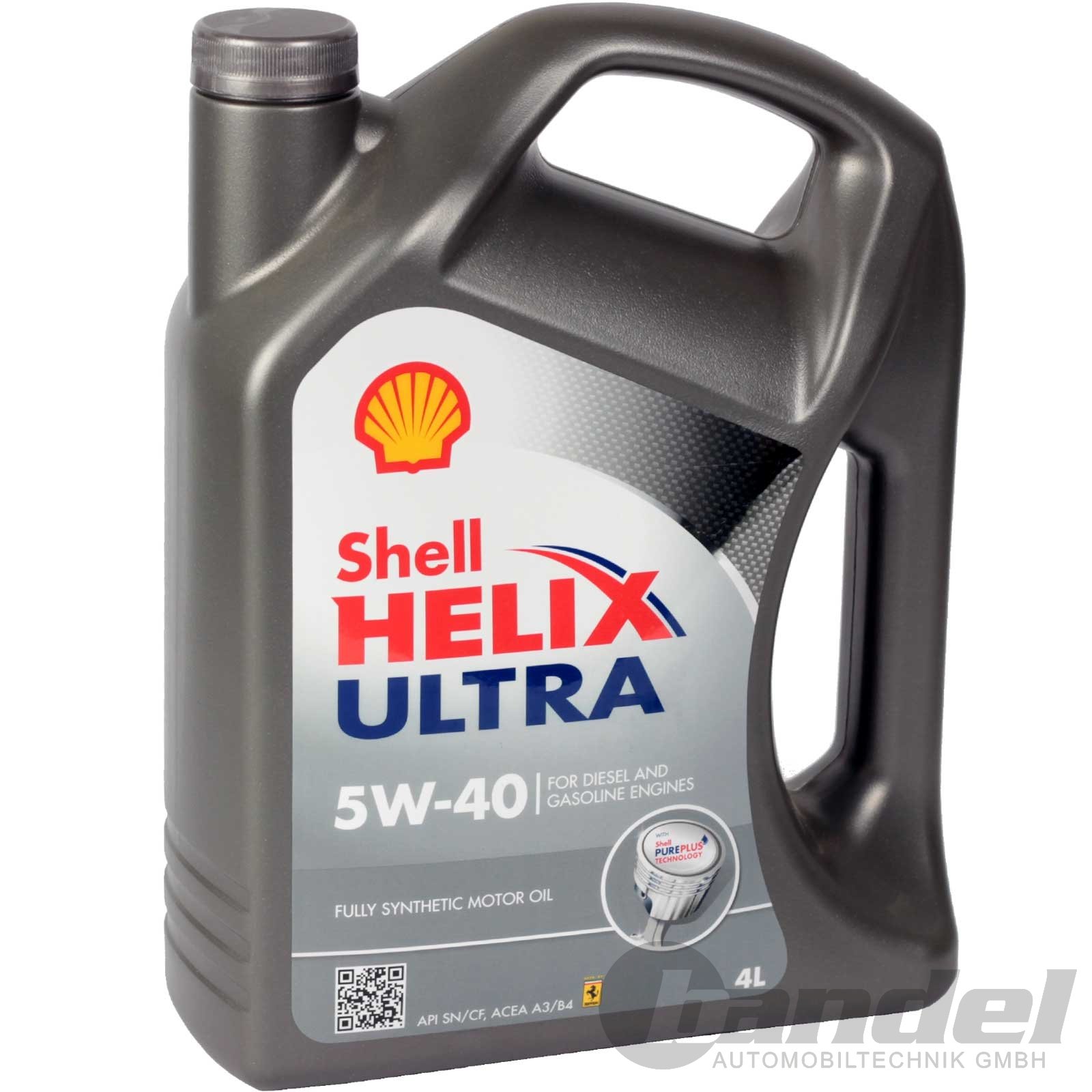 4L 4 Liter SHELL HELIX ULTRA 5W-40 5W40 Motoröl Öl MB 226/229.5 VW 502/505.00 von Shell