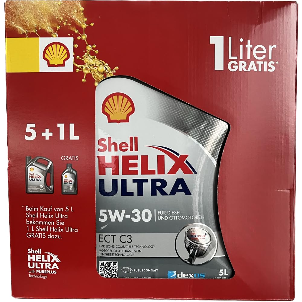 Shell Helix Ultra ECT C3 5W-30 5+1 Liter Motoröl Shell Helix Ultra ECT C3 5W-30 5+1 Liter Motoröl von Shell