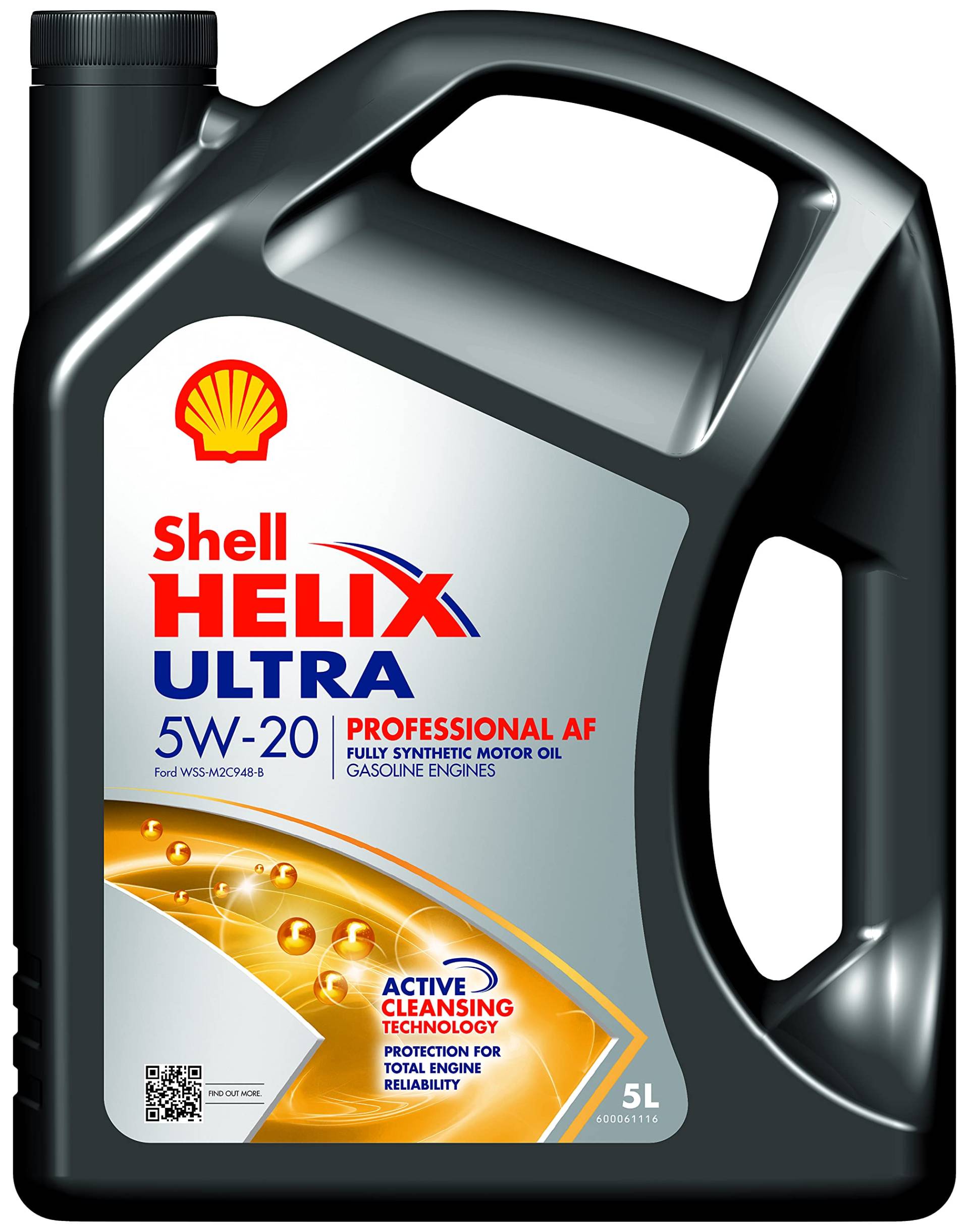Shell Helix Ultra Professional AF 5W20, Silber, One Size, 550056802 von Shell