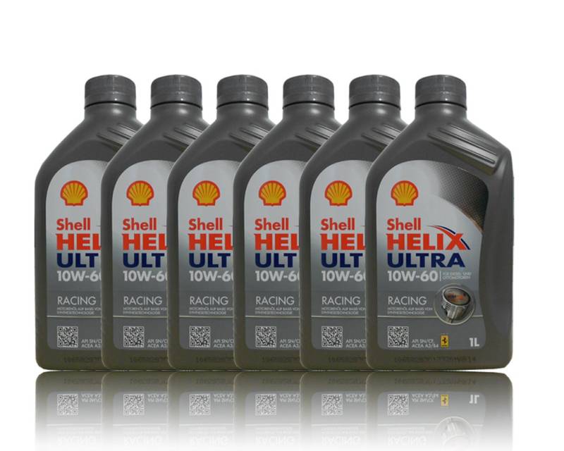 Shell Helix Ultra Racing 10W-60 6x1 Liter von Shell