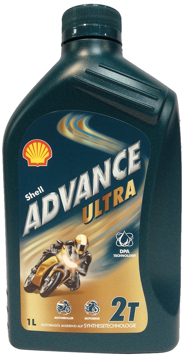 Shell Motoröl Advance Ultra 2, 1 L, 22.10x11.70x22.10 von Shell