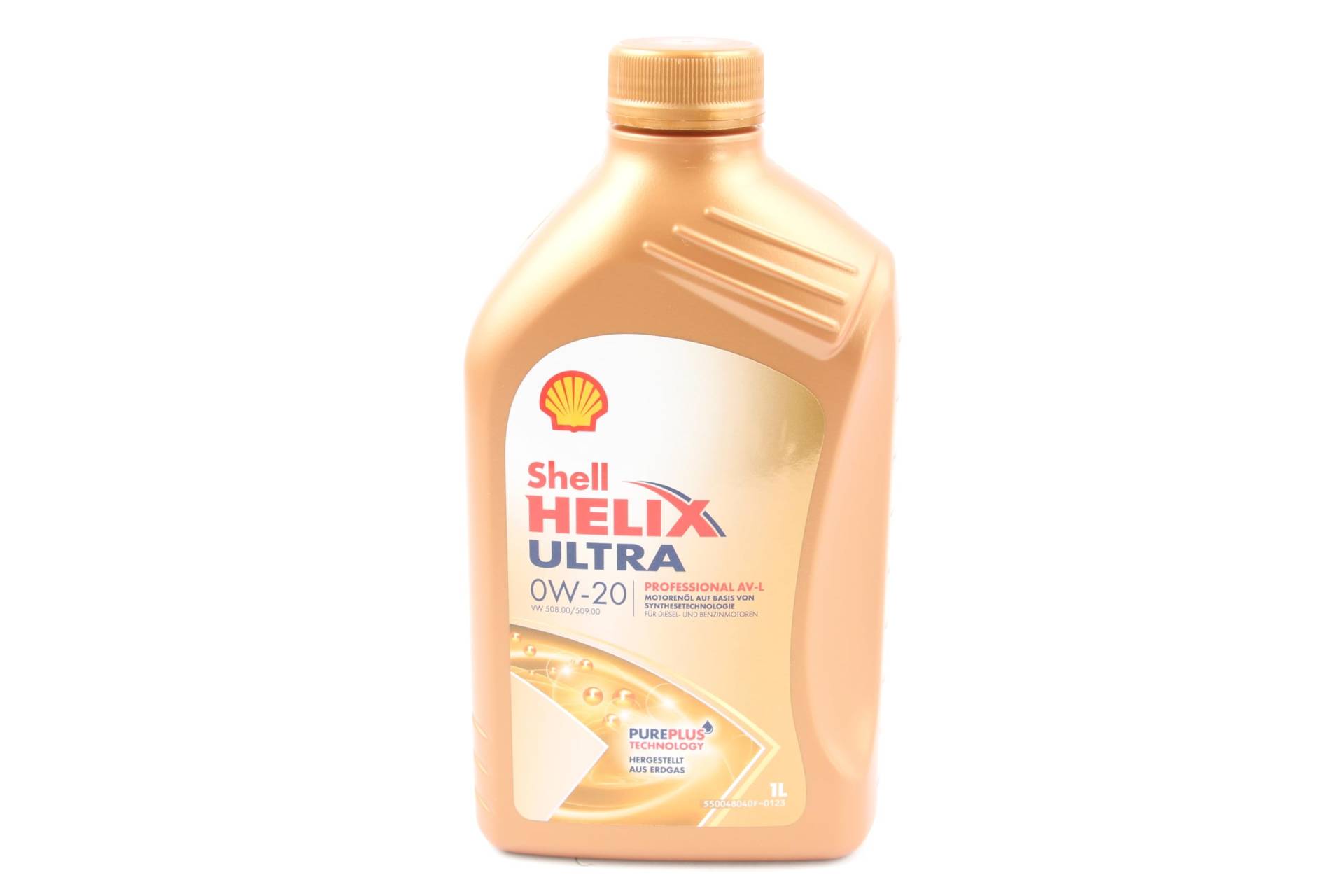 Shell Helix Ultra 0W20 Motoröl 1L Norm 50800 50900 Öl Pure Plus Technology von Shell