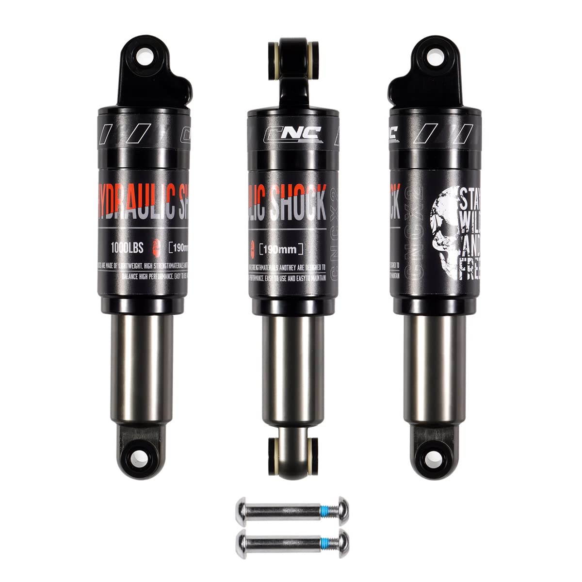 CNC Fahrrad dämpfer hinten öl MTB dämpfer für Mountain Bike Shock Absorber 190mm*1000 lbs. CNC Fahrrad dämpfer hinten öl MTB dämpfer für Mountain Bike Shock Absorber 190mm*1000 lbs. von CNC