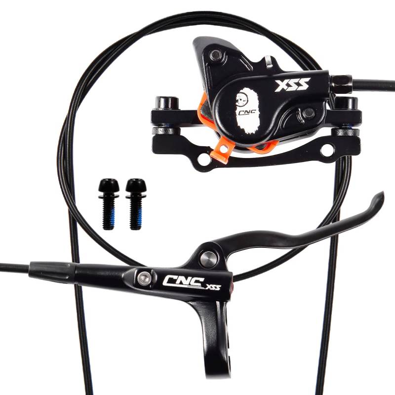 CNC Hydraulische Scheibenbremse Fahrrad，Hydraulik Scheibenbremse Set, Hydraulisch Bremse Fahrrad Rechts vorne 800mm für MTB/BMX/Rennrad/Mountainbike，Schwarz von ShenZhenShiShiLiLanTianKeJiYouXianGongSi