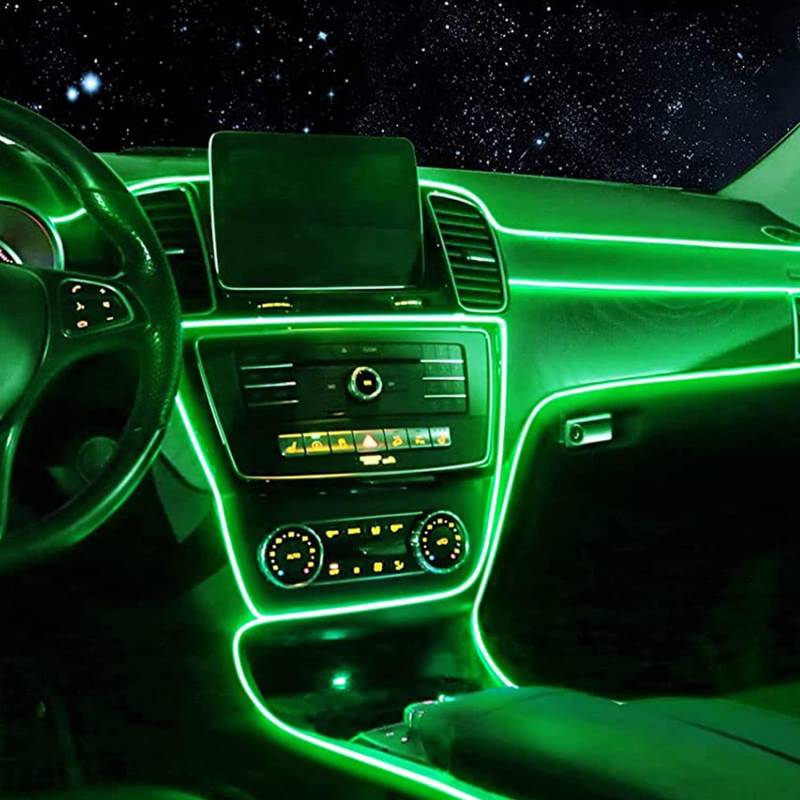 Auto Led Innenbeleuchtung,5m Auto Innenraumbeleuchtung,Led Atmosphäre Licht Auto,Auto LED Streifen,Led Tape Auto,Wasserdicht Ambientebeleuchtung,Led Lampen fürs Auto von Shengruili