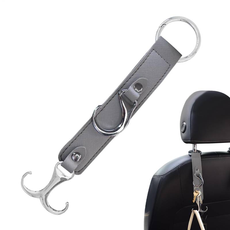 Autositz Kopfstützenhaken - Taschenhaken Für Autositze | Stauraum-Organizer für Einkaufstaschen, Jacken, Handtaschen & Regenschirme im Fahrzeuginnenraum von Shenrongtong