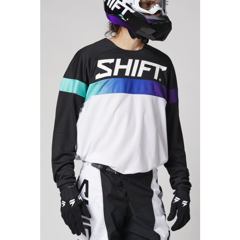 Shift White Label Ultra Jersey [Wht/Ultvt] von Shift