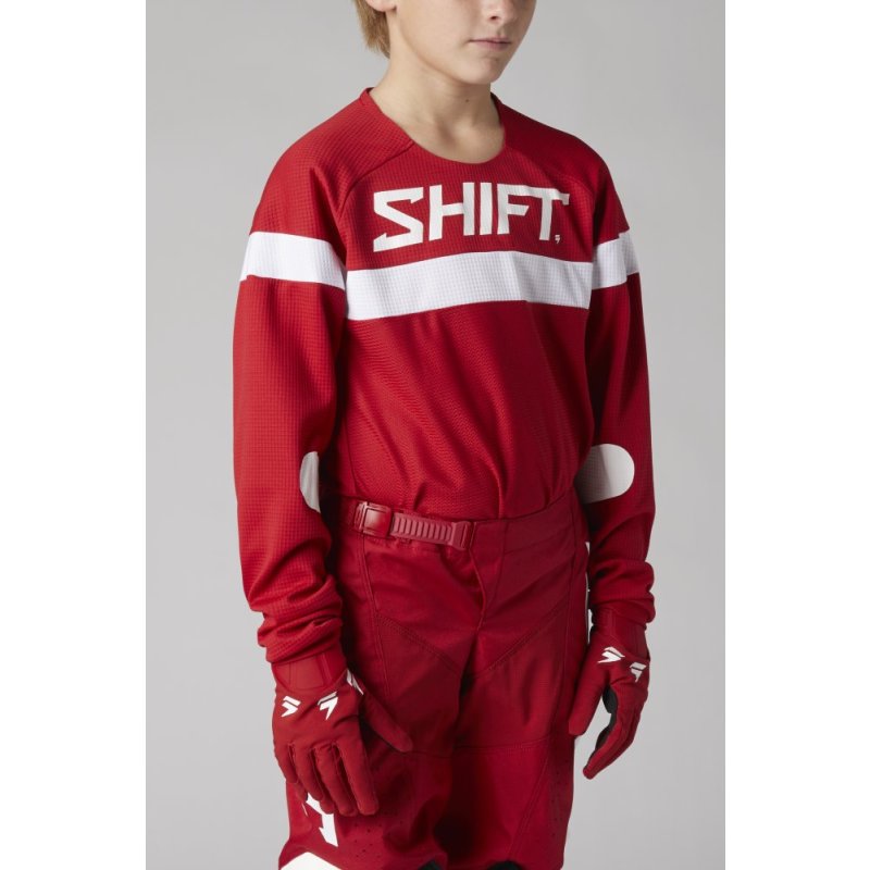 Shift Youth White Label Haut Jersey [Rd] von Shift
